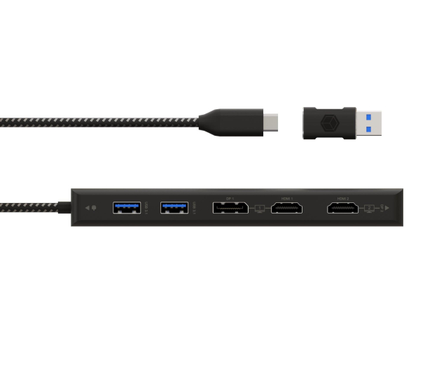 ICY BOX USB-C/USB-A - 2x 4K/60Hz, PD 100W IB-DK4080AC - 1117253 - zdjęcie 4